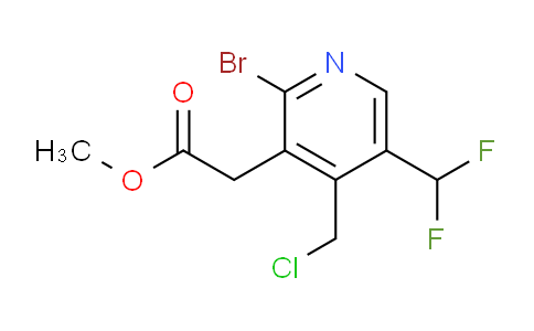 AM121604 | 1804492-33-8 | Methyl 2-bromo-4-(chloromethyl)-5-(difluoromethyl)pyridine-3-acetate