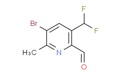 AM121608 | 1805346-41-1 | 3-Bromo-5-(difluoromethyl)-2-methylpyridine-6-carboxaldehyde