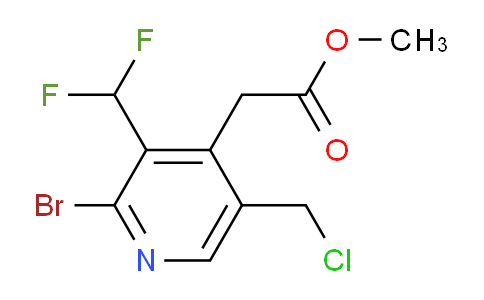 AM121609 | 1806872-56-9 | Methyl 2-bromo-5-(chloromethyl)-3-(difluoromethyl)pyridine-4-acetate