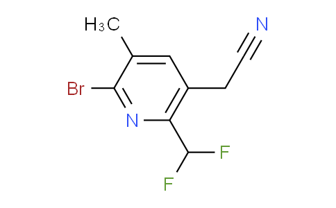 AM121610 | 1805344-91-5 | 2-Bromo-6-(difluoromethyl)-3-methylpyridine-5-acetonitrile