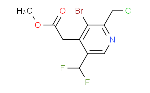 AM121611 | 1806975-13-2 | Methyl 3-bromo-2-(chloromethyl)-5-(difluoromethyl)pyridine-4-acetate