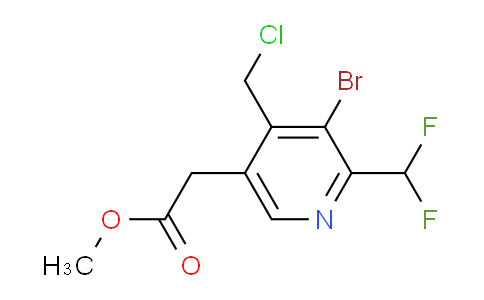 AM121613 | 1804492-51-0 | Methyl 3-bromo-4-(chloromethyl)-2-(difluoromethyl)pyridine-5-acetate