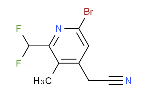 AM121616 | 1804851-08-8 | 6-Bromo-2-(difluoromethyl)-3-methylpyridine-4-acetonitrile