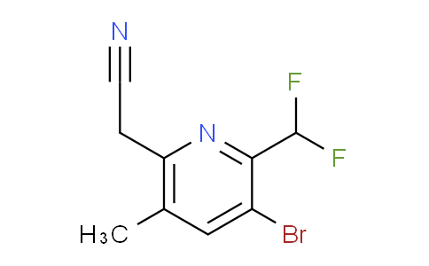 AM121621 | 1805345-04-3 | 3-Bromo-2-(difluoromethyl)-5-methylpyridine-6-acetonitrile