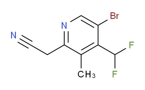 AM121625 | 1806862-23-6 | 5-Bromo-4-(difluoromethyl)-3-methylpyridine-2-acetonitrile