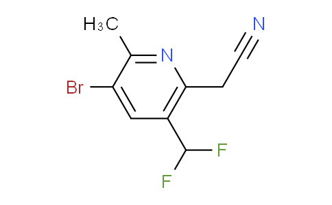 AM121627 | 1806913-59-6 | 3-Bromo-5-(difluoromethyl)-2-methylpyridine-6-acetonitrile