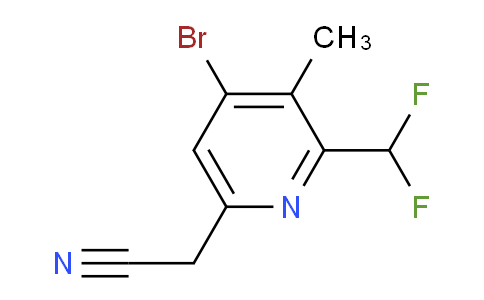 AM121636 | 1806865-76-8 | 4-Bromo-2-(difluoromethyl)-3-methylpyridine-6-acetonitrile