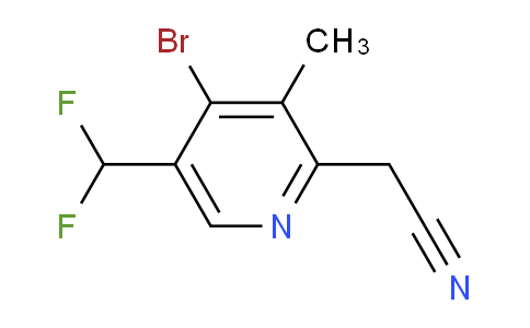 AM121639 | 1804429-88-6 | 4-Bromo-5-(difluoromethyl)-3-methylpyridine-2-acetonitrile