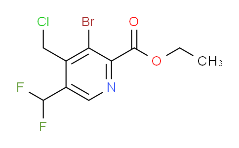 AM121644 | 1804464-08-1 | Ethyl 3-bromo-4-(chloromethyl)-5-(difluoromethyl)pyridine-2-carboxylate