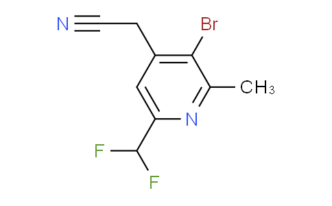 AM121645 | 1805382-64-2 | 3-Bromo-6-(difluoromethyl)-2-methylpyridine-4-acetonitrile