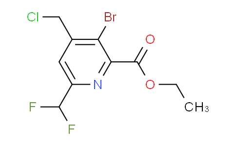 AM121646 | 1805393-04-7 | Ethyl 3-bromo-4-(chloromethyl)-6-(difluoromethyl)pyridine-2-carboxylate