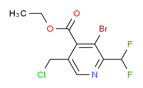 AM121648 | 1804669-06-4 | Ethyl 3-bromo-5-(chloromethyl)-2-(difluoromethyl)pyridine-4-carboxylate