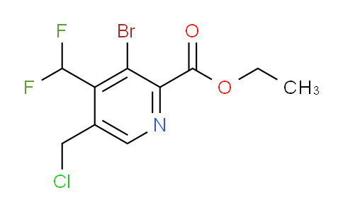 AM121649 | 1805379-66-1 | Ethyl 3-bromo-5-(chloromethyl)-4-(difluoromethyl)pyridine-2-carboxylate