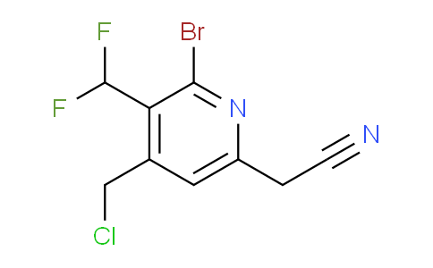 AM121650 | 1805952-36-6 | 2-Bromo-4-(chloromethyl)-3-(difluoromethyl)pyridine-6-acetonitrile
