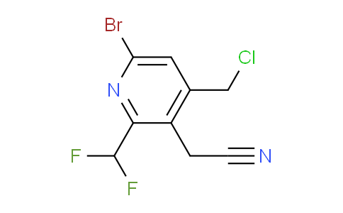 AM121653 | 1807002-38-5 | 6-Bromo-4-(chloromethyl)-2-(difluoromethyl)pyridine-3-acetonitrile