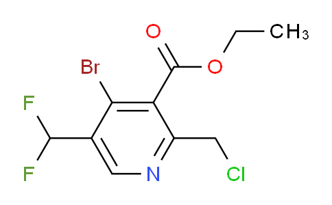 AM121655 | 1804464-18-3 | Ethyl 4-bromo-2-(chloromethyl)-5-(difluoromethyl)pyridine-3-carboxylate