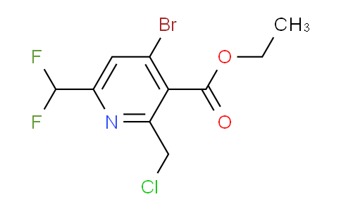 AM121657 | 1805393-14-9 | Ethyl 4-bromo-2-(chloromethyl)-6-(difluoromethyl)pyridine-3-carboxylate