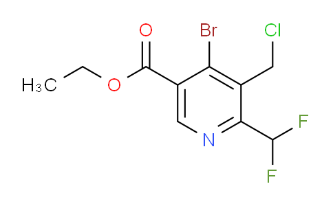 AM121659 | 1806871-67-9 | Ethyl 4-bromo-3-(chloromethyl)-2-(difluoromethyl)pyridine-5-carboxylate