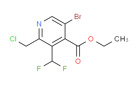 AM121661 | 1806871-72-6 | Ethyl 5-bromo-2-(chloromethyl)-3-(difluoromethyl)pyridine-4-carboxylate