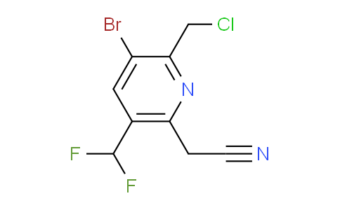 AM121672 | 1806976-18-0 | 3-Bromo-2-(chloromethyl)-5-(difluoromethyl)pyridine-6-acetonitrile