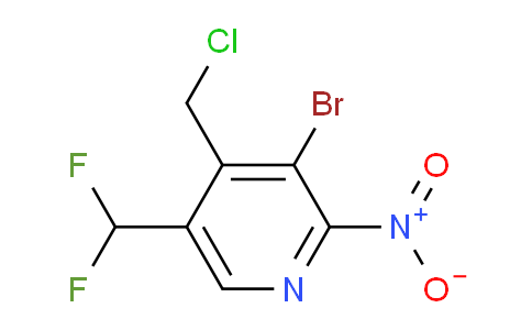 AM121676 | 1805379-13-8 | 3-Bromo-4-(chloromethyl)-5-(difluoromethyl)-2-nitropyridine