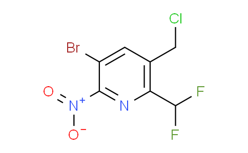 AM121683 | 1805379-23-0 | 3-Bromo-5-(chloromethyl)-6-(difluoromethyl)-2-nitropyridine