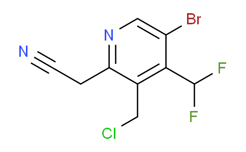 AM121686 | 1805389-65-4 | 5-Bromo-3-(chloromethyl)-4-(difluoromethyl)pyridine-2-acetonitrile