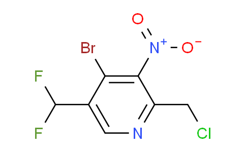 AM121687 | 1804966-27-5 | 4-Bromo-2-(chloromethyl)-5-(difluoromethyl)-3-nitropyridine