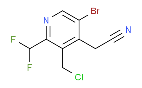 AM121688 | 1805952-72-0 | 5-Bromo-3-(chloromethyl)-2-(difluoromethyl)pyridine-4-acetonitrile