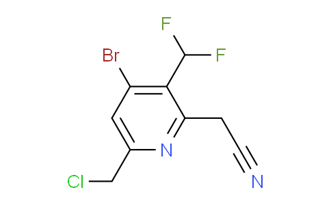 AM121691 | 1805952-78-6 | 4-Bromo-6-(chloromethyl)-3-(difluoromethyl)pyridine-2-acetonitrile