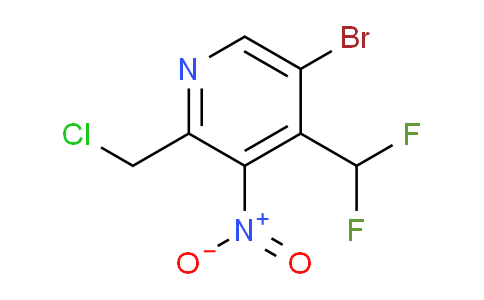 AM121696 | 1805164-15-1 | 5-Bromo-2-(chloromethyl)-4-(difluoromethyl)-3-nitropyridine