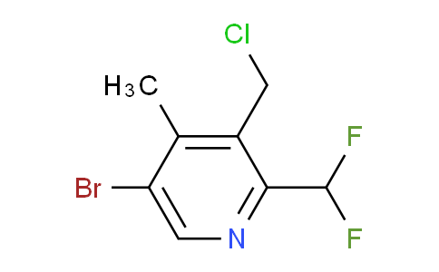 AM121709 | 1805431-72-4 | 5-Bromo-3-(chloromethyl)-2-(difluoromethyl)-4-methylpyridine