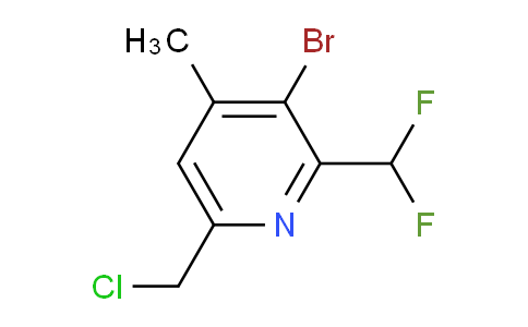 AM121723 | 1805246-98-3 | 3-Bromo-6-(chloromethyl)-2-(difluoromethyl)-4-methylpyridine