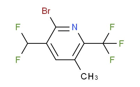 AM121726 | 1806913-15-4 | 2-Bromo-3-(difluoromethyl)-5-methyl-6-(trifluoromethyl)pyridine