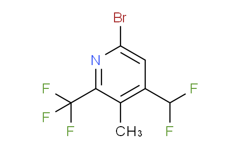 AM121730 | 1804460-00-1 | 6-Bromo-4-(difluoromethyl)-3-methyl-2-(trifluoromethyl)pyridine