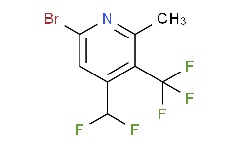 AM121732 | 1805939-42-7 | 6-Bromo-4-(difluoromethyl)-2-methyl-3-(trifluoromethyl)pyridine