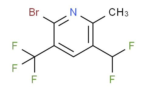 AM121737 | 1805939-41-6 | 2-Bromo-5-(difluoromethyl)-6-methyl-3-(trifluoromethyl)pyridine