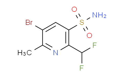 AM121750 | 1805250-93-4 | 3-Bromo-6-(difluoromethyl)-2-methylpyridine-5-sulfonamide