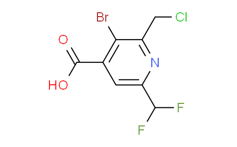 AM121751 | 1806977-64-9 | 3-Bromo-2-(chloromethyl)-6-(difluoromethyl)pyridine-4-carboxylic acid