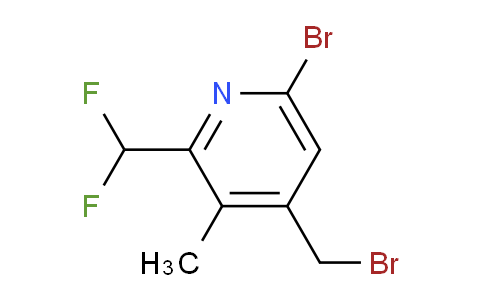 AM121755 | 1805245-58-2 | 6-Bromo-4-(bromomethyl)-2-(difluoromethyl)-3-methylpyridine