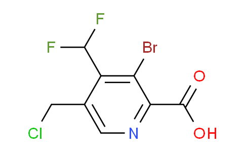 AM121761 | 1806968-97-7 | 3-Bromo-5-(chloromethyl)-4-(difluoromethyl)pyridine-2-carboxylic acid