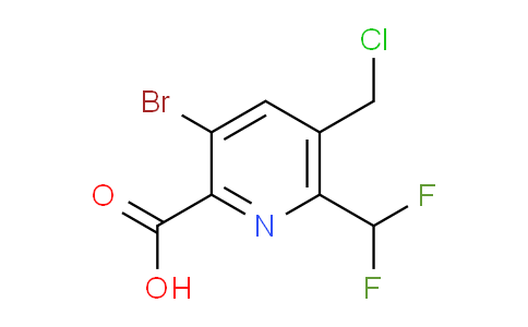 AM121763 | 1806917-07-6 | 3-Bromo-5-(chloromethyl)-6-(difluoromethyl)pyridine-2-carboxylic acid