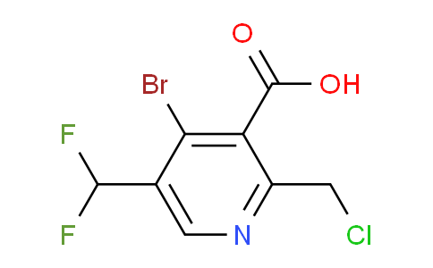 AM121767 | 1804668-62-9 | 4-Bromo-2-(chloromethyl)-5-(difluoromethyl)pyridine-3-carboxylic acid