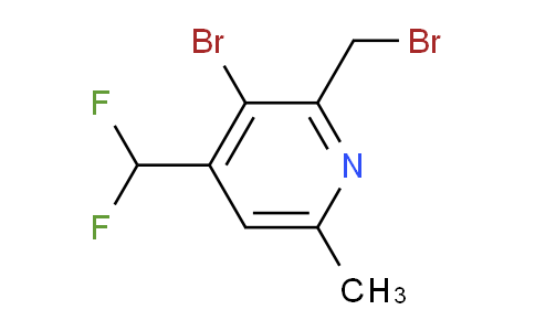 3-Bromo-2-(bromomethyl)-4-(difluoromethyl)-6-methylpyridine