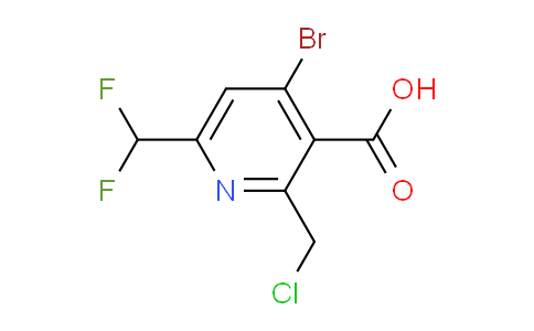AM121770 | 1805251-12-0 | 4-Bromo-2-(chloromethyl)-6-(difluoromethyl)pyridine-3-carboxylic acid