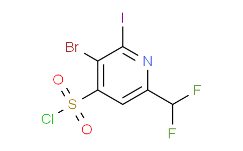 AM121772 | 1806906-36-4 | 3-Bromo-6-(difluoromethyl)-2-iodopyridine-4-sulfonyl chloride