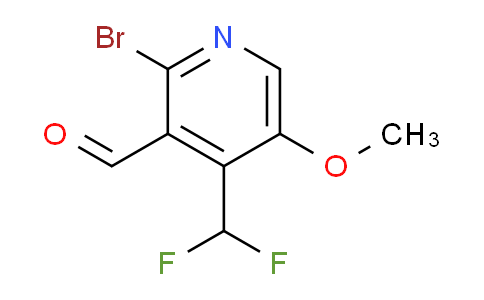 2-Bromo-4-(difluoromethyl)-5-methoxypyridine-3-carboxaldehyde