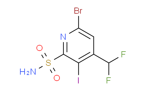 AM121780 | 1804953-29-4 | 6-Bromo-4-(difluoromethyl)-3-iodopyridine-2-sulfonamide