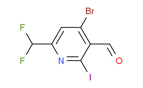 AM121786 | 1805414-79-2 | 4-Bromo-6-(difluoromethyl)-2-iodopyridine-3-carboxaldehyde