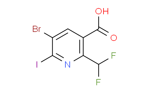 AM121796 | 1805416-47-0 | 3-Bromo-6-(difluoromethyl)-2-iodopyridine-5-carboxylic acid